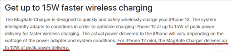 iphone 12 mini支持无线充吗