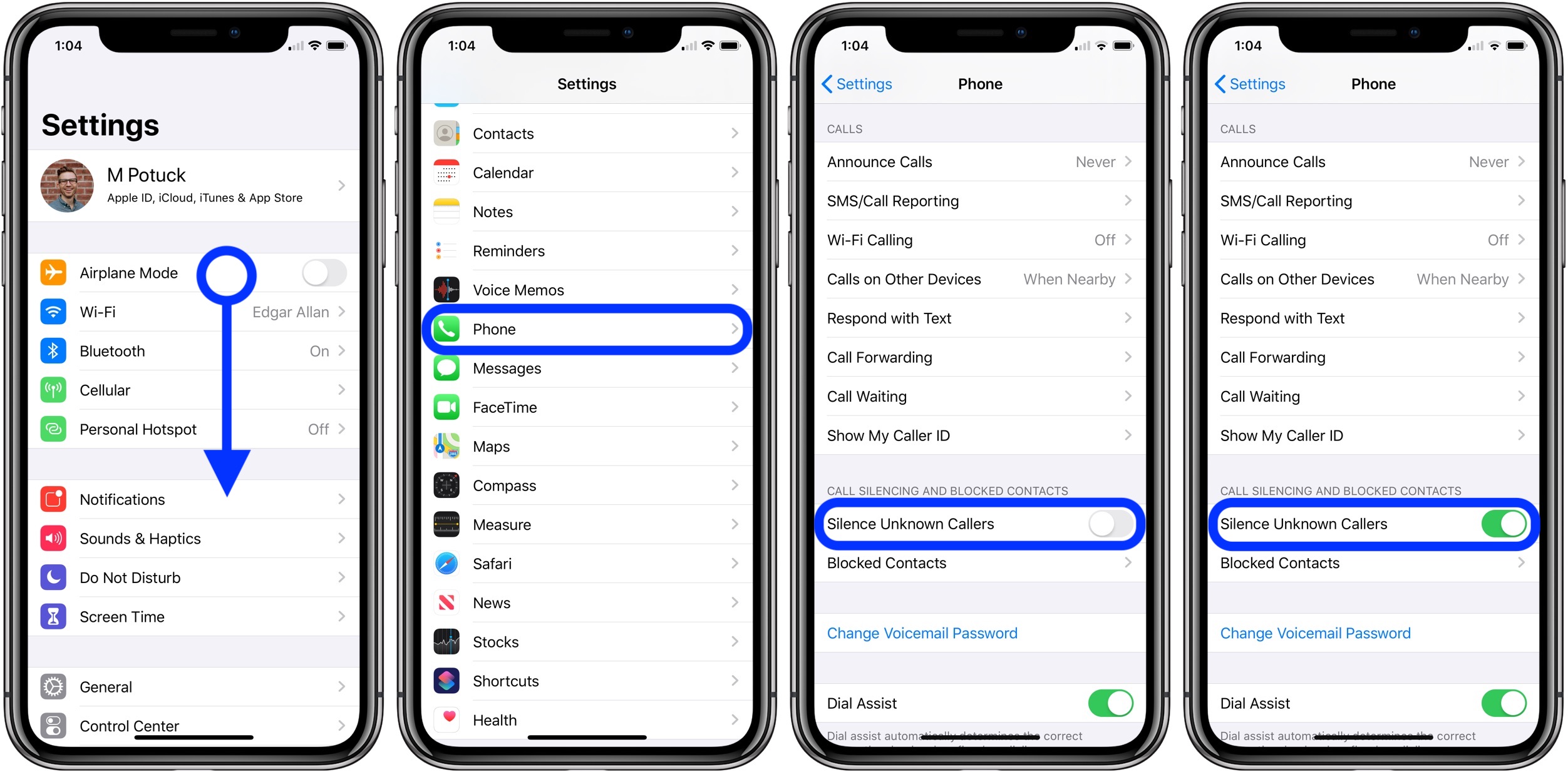 iOS 13 教程：如何在 iPhone 上静音通话并阻止联系人？