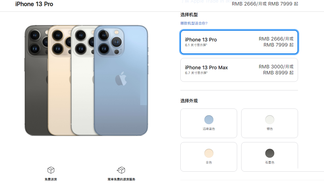 iphone13系列参数是什么?iphone13系列参数对比介绍截图