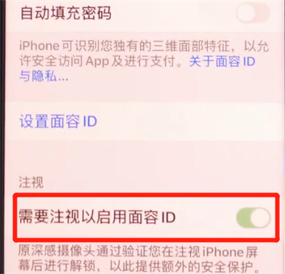 iphone11中使用面容id的详细方法截图