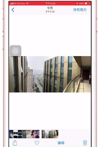 使用iPhone拍出全景照片的简单操作截图