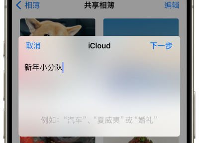 通过 iPhone 共享相簿功能，快速分享春节精彩照片