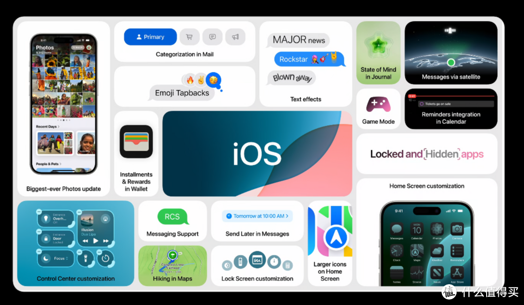 游戏模式、通话录音、卫星通信、桌面自定义！iOS 18更像Android了？