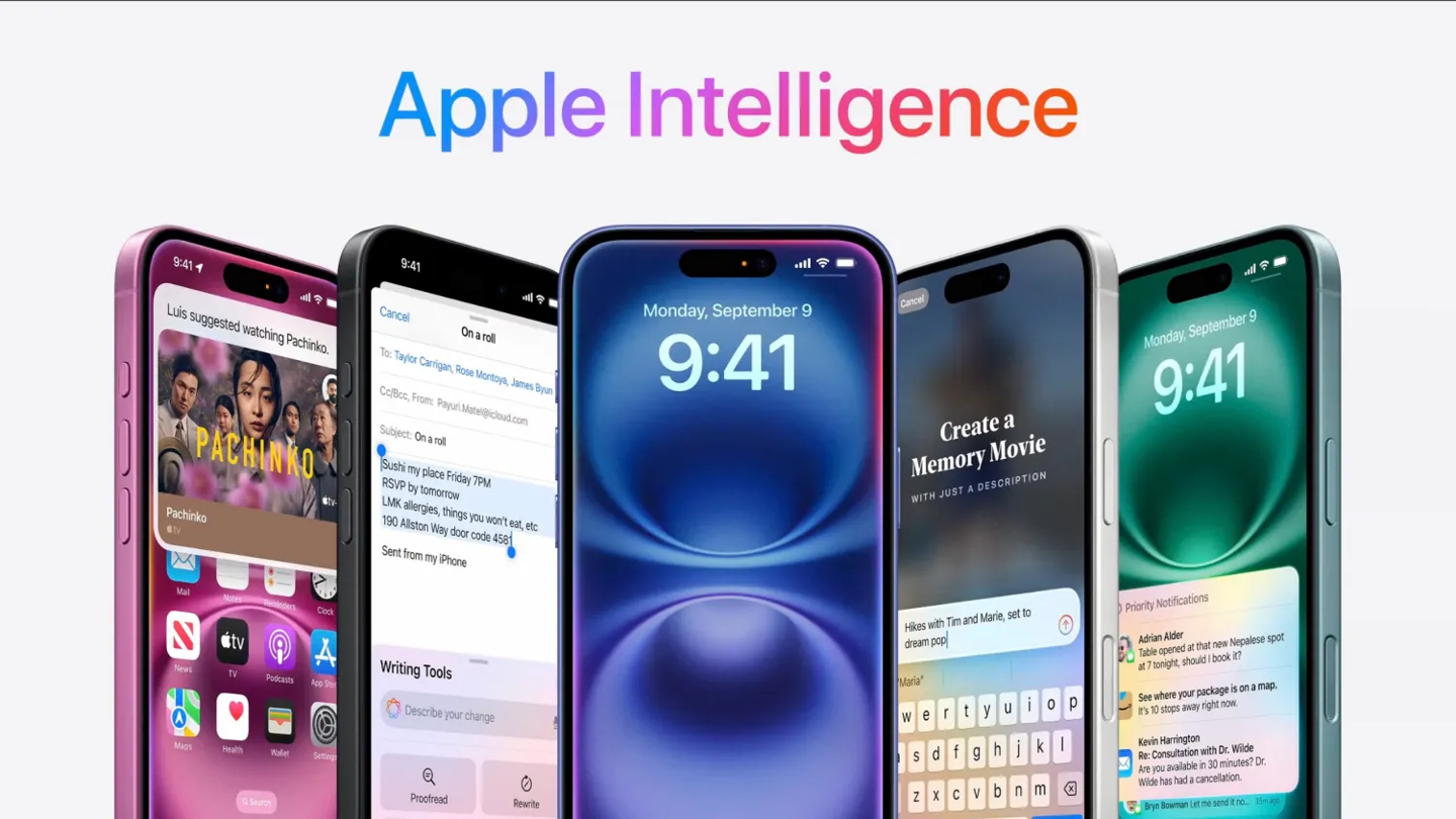 苹果Apple Intelligence今年10月随 iOS 18.1 系统推出测试版，明年支持中文