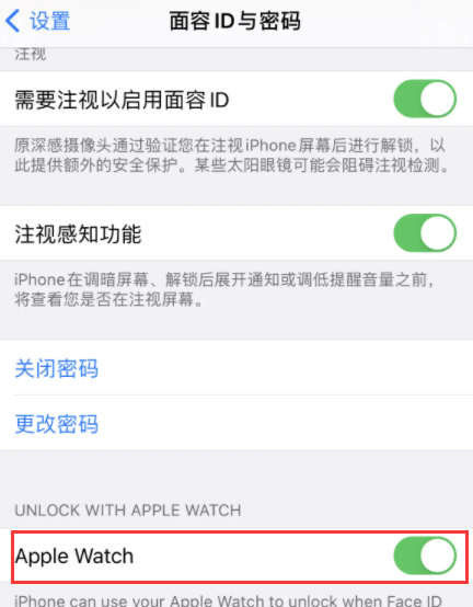 苹果ios14.5手表怎样解锁手机?ios14.5口罩解锁方法分享截图